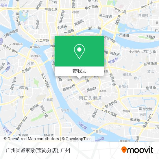 广州誉诚家政(宝岗分店)地图