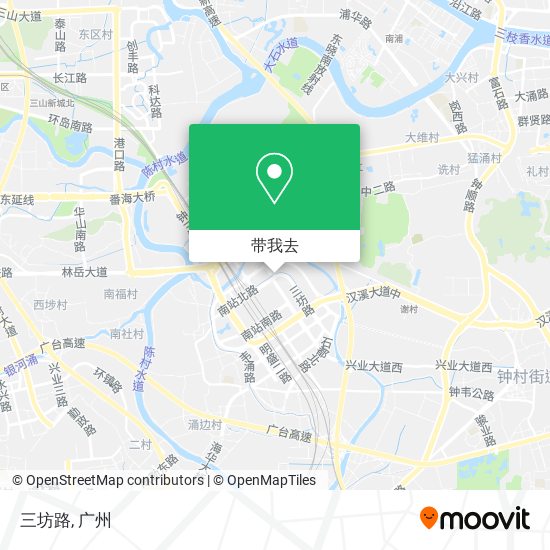 三坊路地图