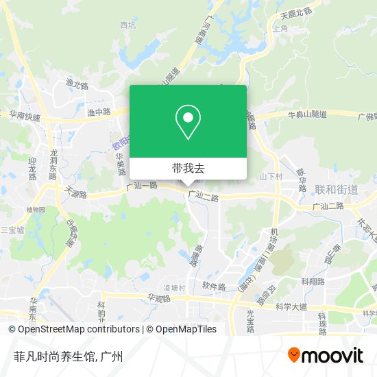 菲凡时尚养生馆地图