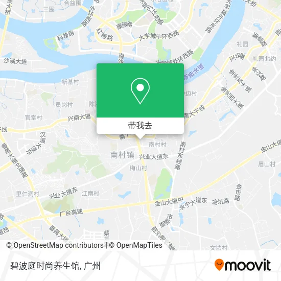 碧波庭时尚养生馆地图