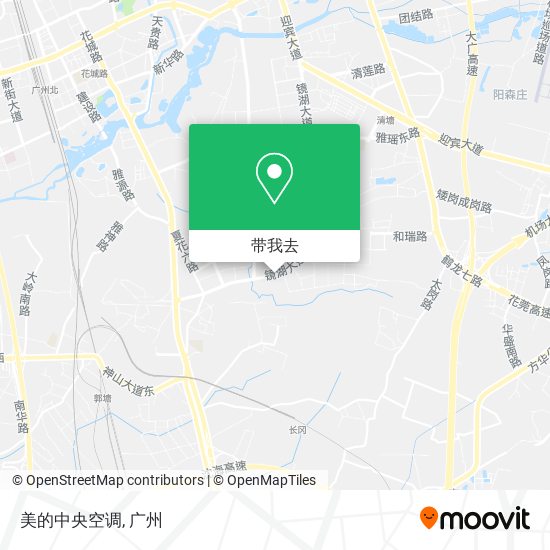 美的中央空调地图