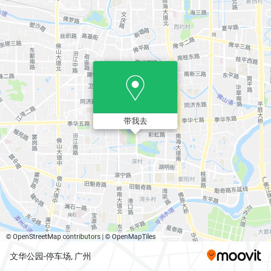 文华公园-停车场地图