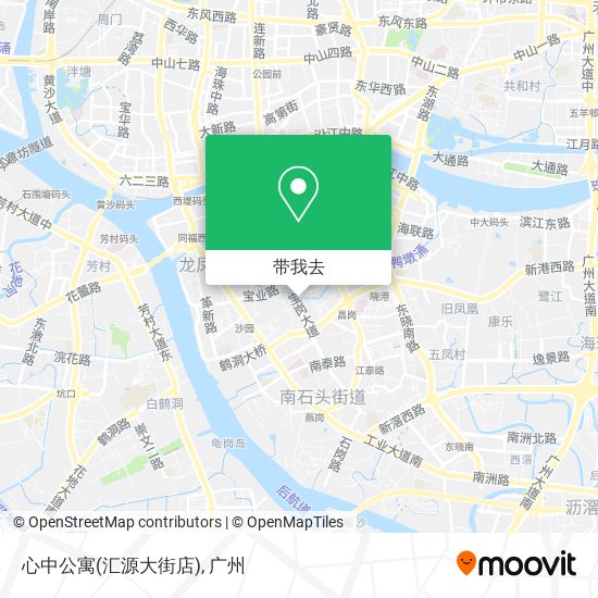 心中公寓(汇源大街店)地图