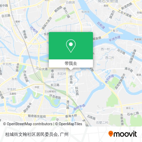 桂城街文翰社区居民委员会地图