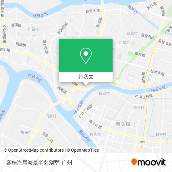 容桂海尾海景半岛别墅地图