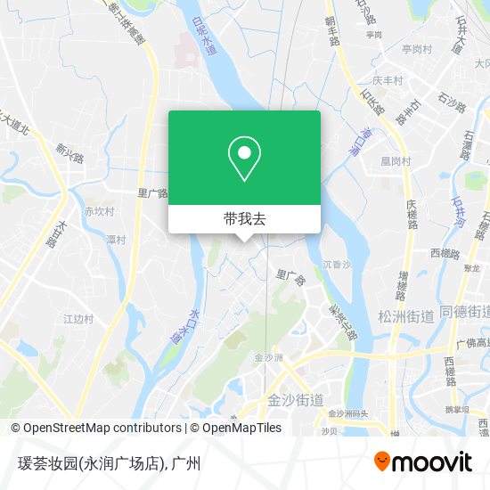 瑗荟妆园(永润广场店)地图