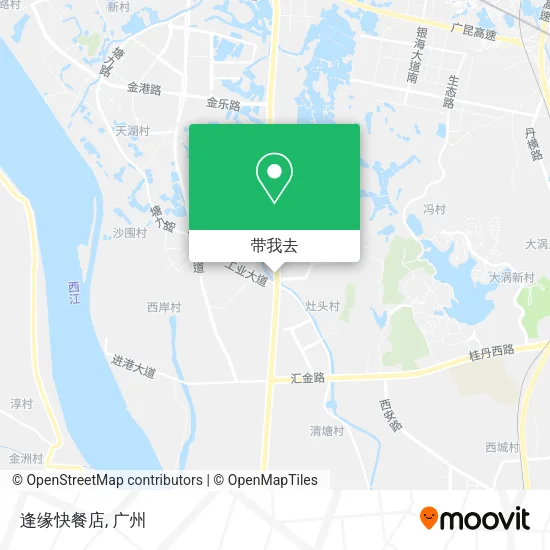 逢缘快餐店地图