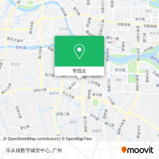 乐从镇数字城管中心地图