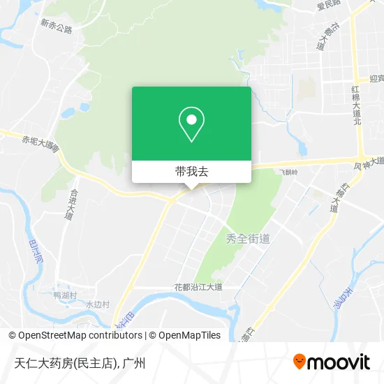 天仁大药房(民主店)地图