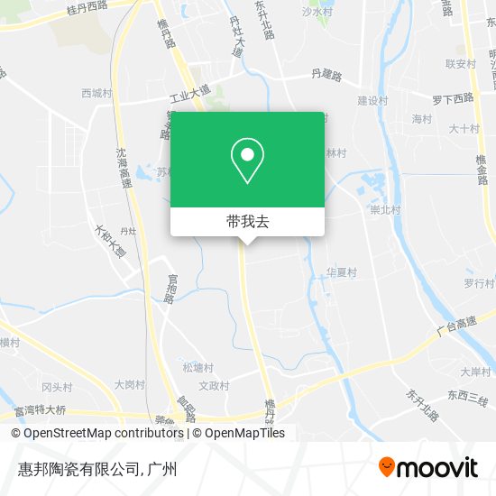 惠邦陶瓷有限公司地图