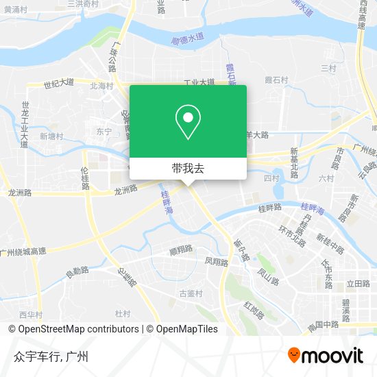 众宇车行地图