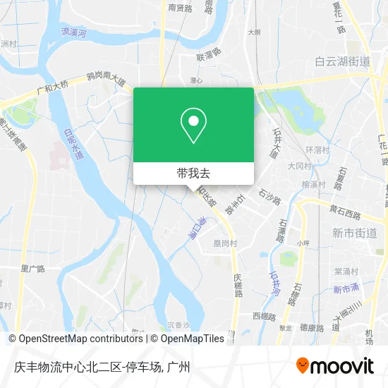 庆丰物流中心北二区-停车场地图