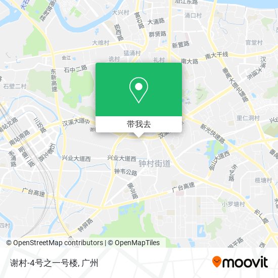 谢村-4号之一号楼地图