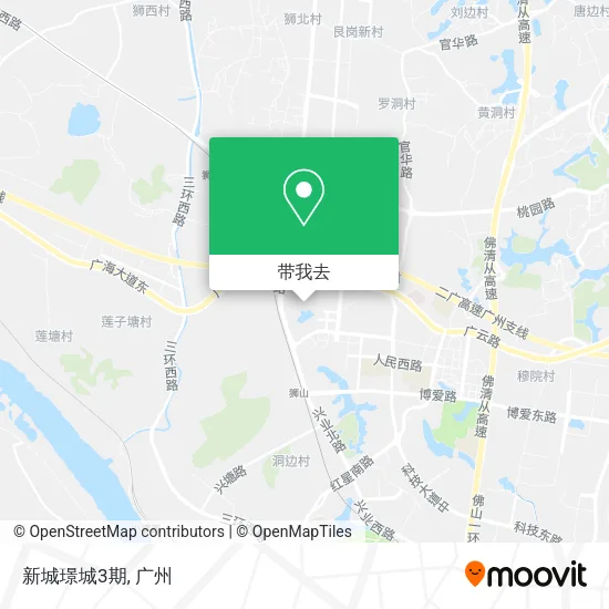 新城璟城3期地图