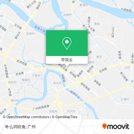 奇么鸡轻食地图