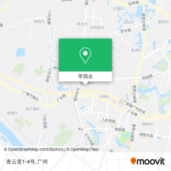 青云里1-4号地图