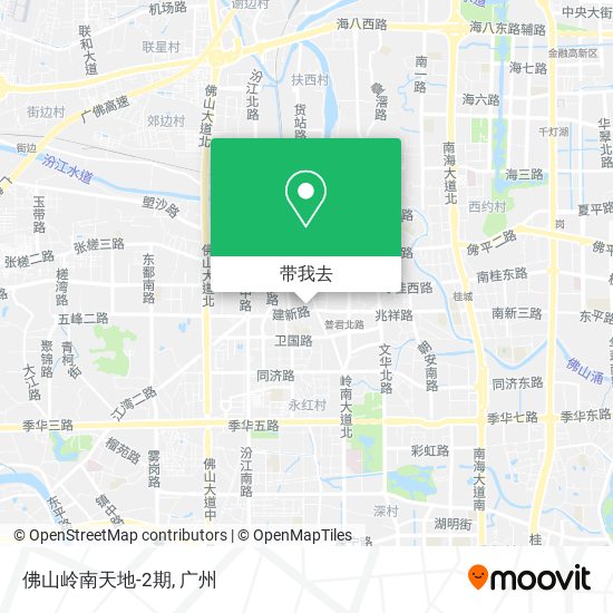 佛山岭南天地-2期地图