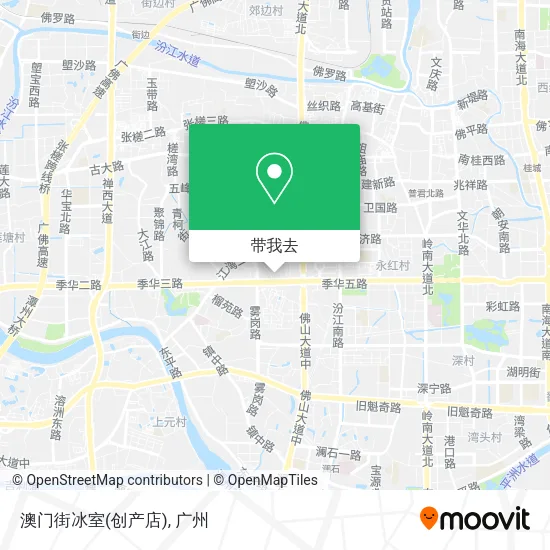澳门街冰室(创产店)地图