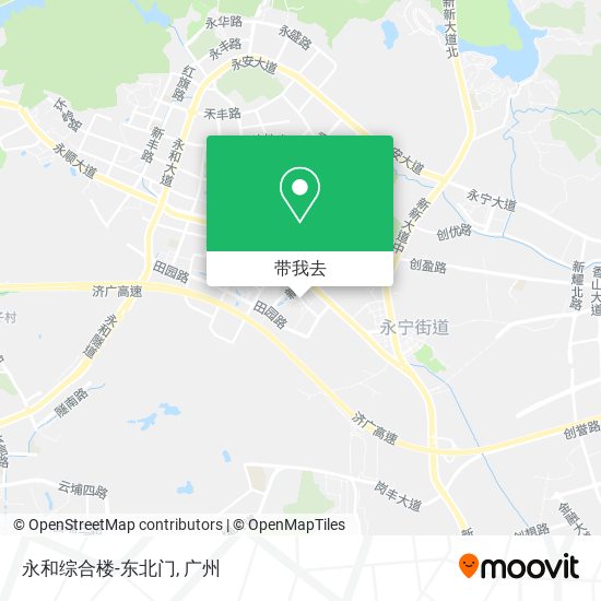 永和综合楼-东北门地图