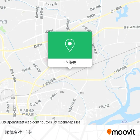 顺德鱼生地图