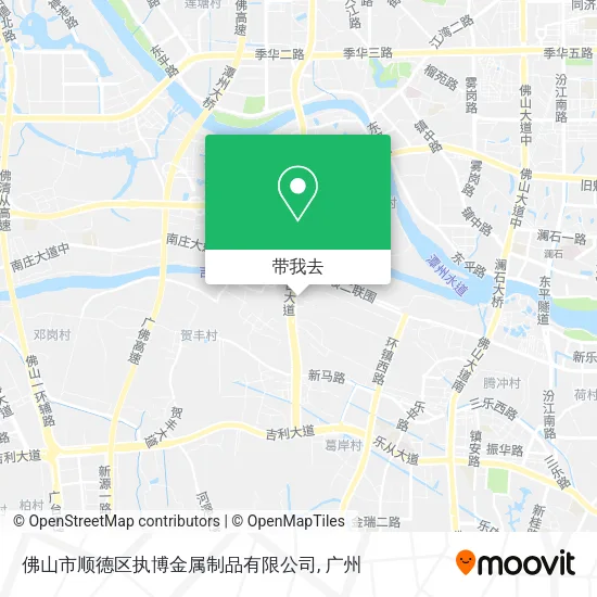 佛山市顺德区执博金属制品有限公司地图
