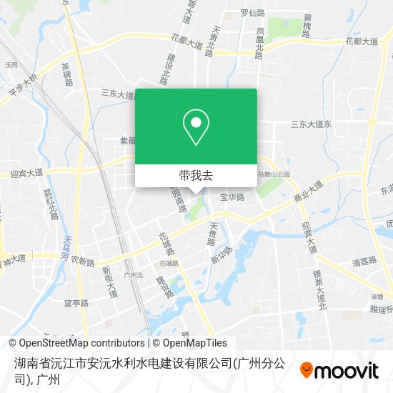 湖南省沅江市安沅水利水电建设有限公司(广州分公司)地图