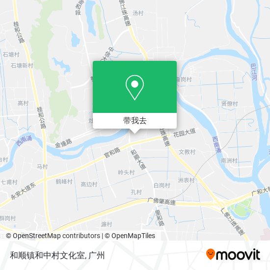 和顺镇和中村文化室地图