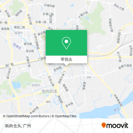 南岗仓头地图