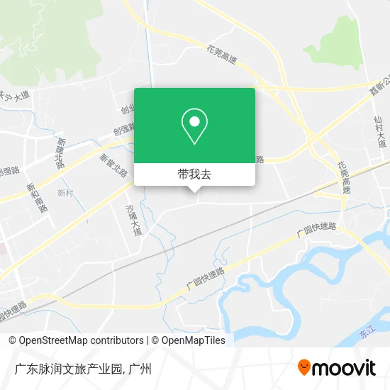 广东脉润文旅产业园地图
