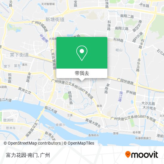 富力花园-南门地图