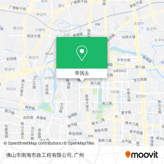 佛山市南海市政工程有限公司地图