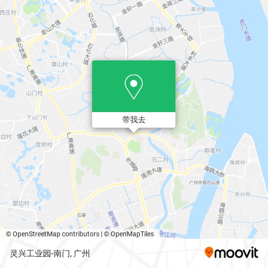 灵兴工业园-南门地图