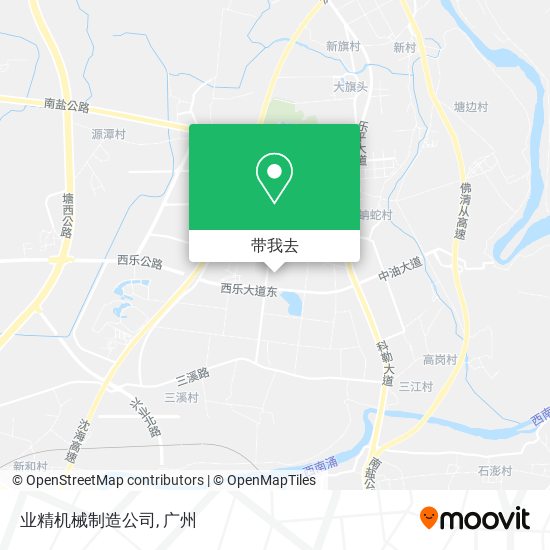 业精机械制造公司地图
