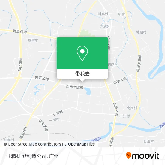 业精机械制造公司地图