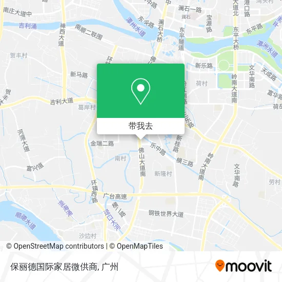 保丽德国际家居微供商地图