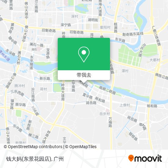 钱大妈(东景花园店)地图