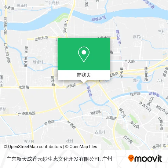 广东新天成香云纱生态文化开发有限公司地图