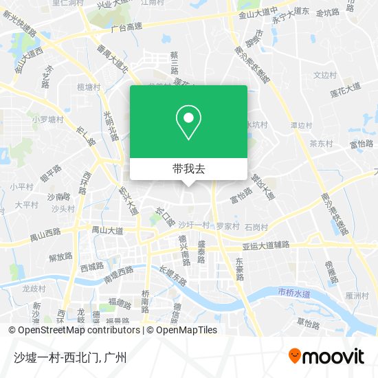 沙墟一村-西北门地图
