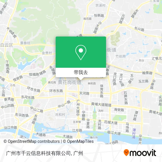 广州市千云信息科技有限公司地图