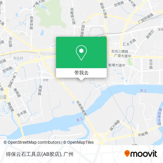 得保云石工具店(AB胶店)地图
