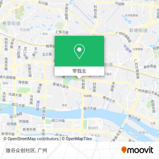 微谷众创社区地图
