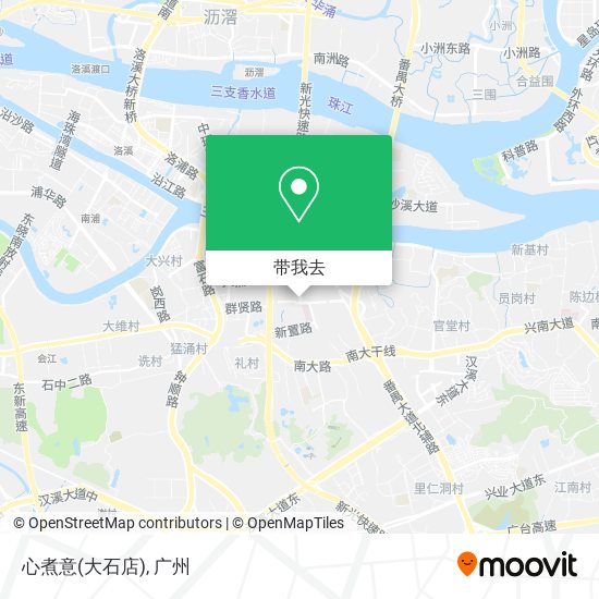 心煮意(大石店)地图