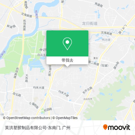 英洪塑胶制品有限公司-东南门地图