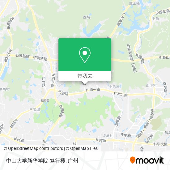 中山大学新华学院-笃行楼地图