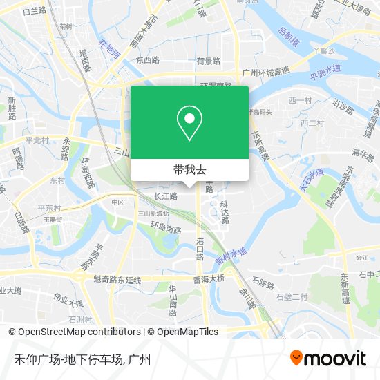 禾仰广场-地下停车场地图