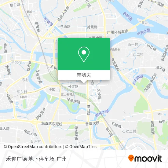 禾仰广场-地下停车场地图