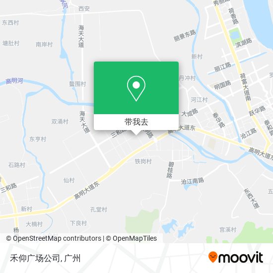 禾仰广场公司地图