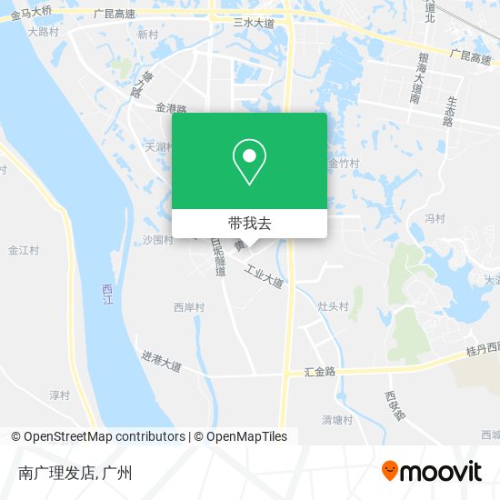 南广理发店地图