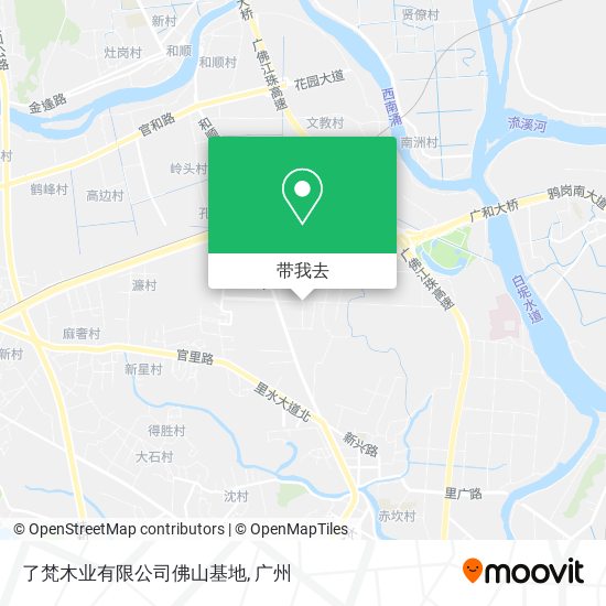 了梵木业有限公司佛山基地地图