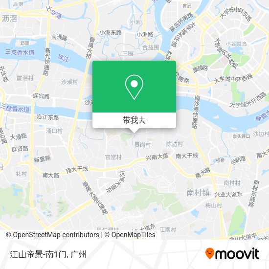江山帝景-南1门地图